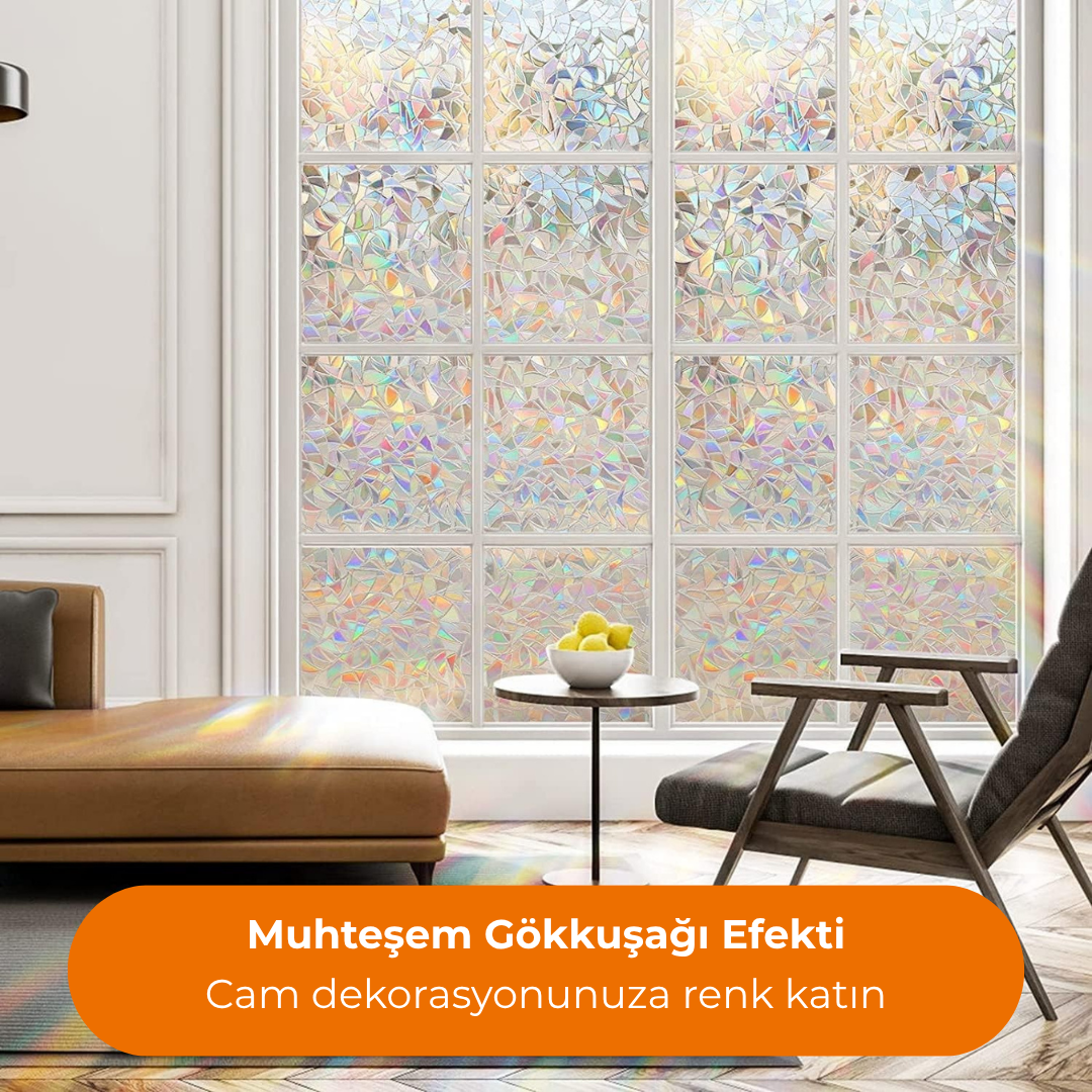 Arven Home® Gökkuşağı Cam Filmi